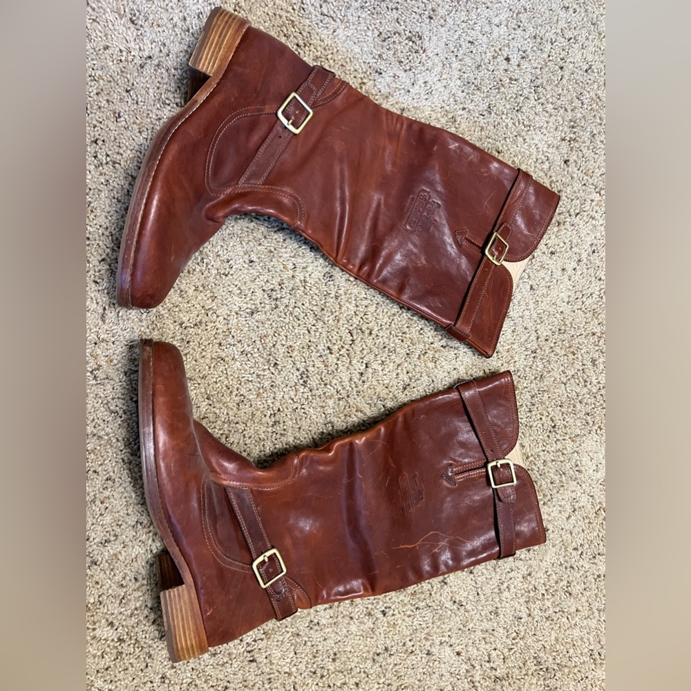 Coach equestrian boots, perfectly loved, distressed, & preserved. - Picture 2 of 5
